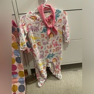 3-6 month outfit with headband